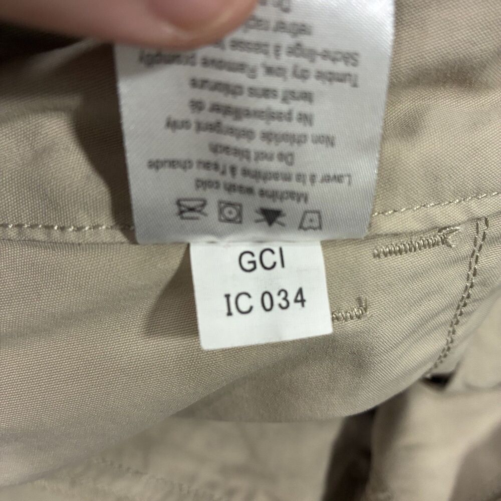 Mountain Khakis Women's Size 12 Tan Nylon Outdoor Hiking Capri Pants - Picture 7 of 8